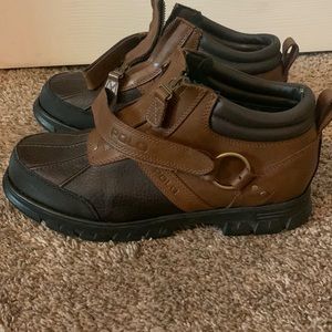 Polo Ralph Lauren Conquest 2.0 Boots Low Cut Size 10.5